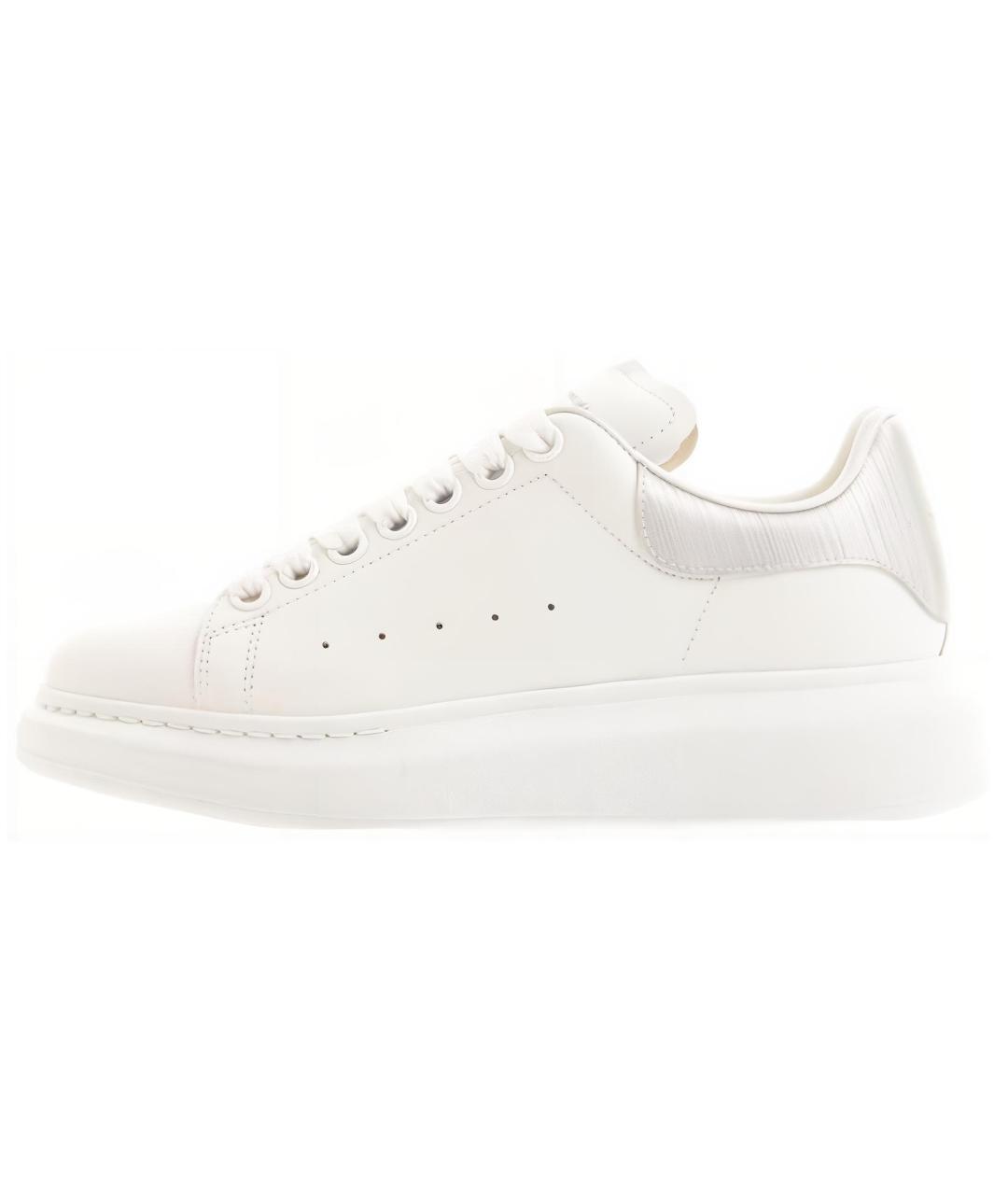 ALEXANDER MCQUEEN Белые кожаные кроссовки, фото 2