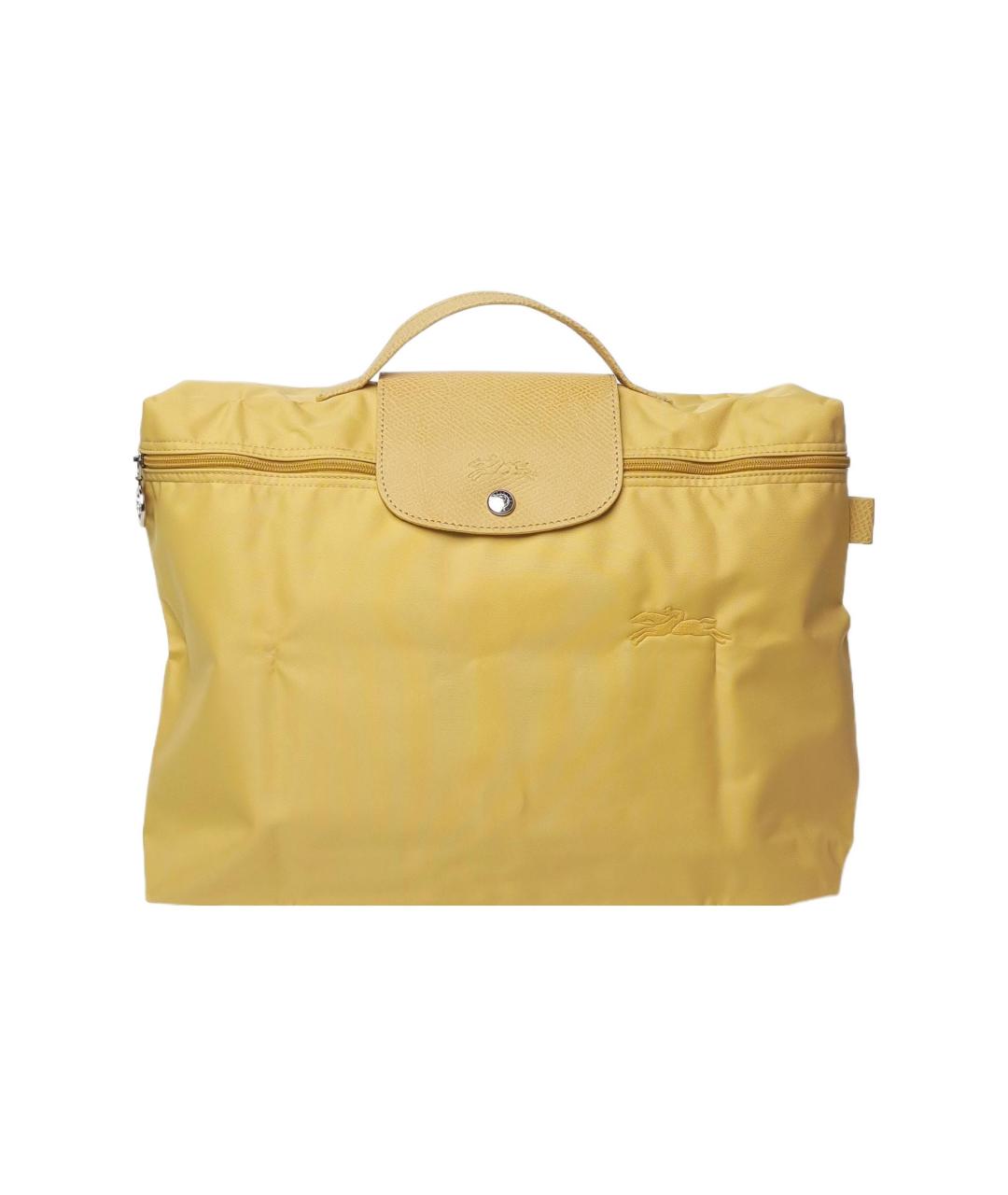 LONGCHAMP Желтая сумка тоут, фото 1
