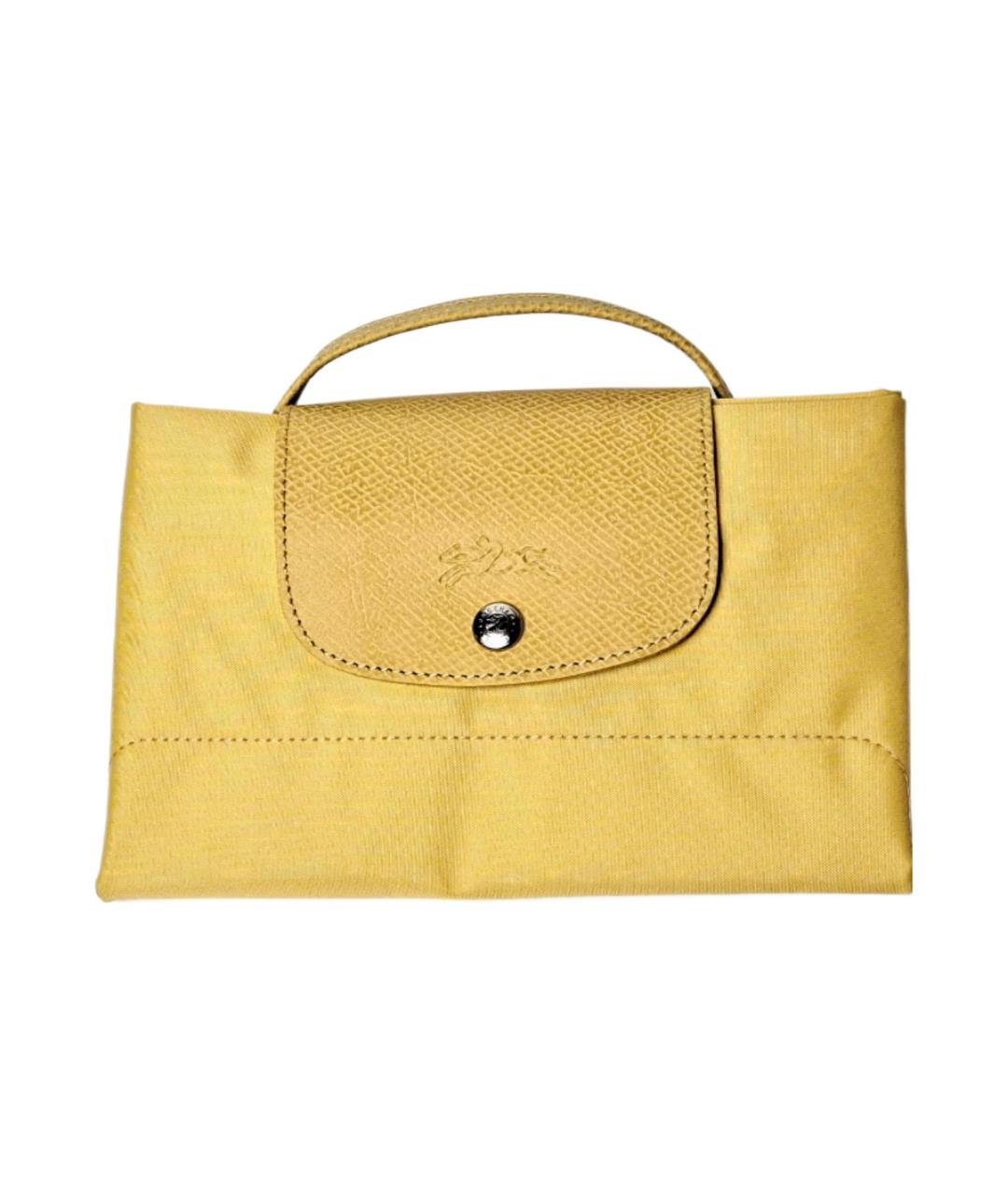 LONGCHAMP Желтая сумка тоут, фото 5