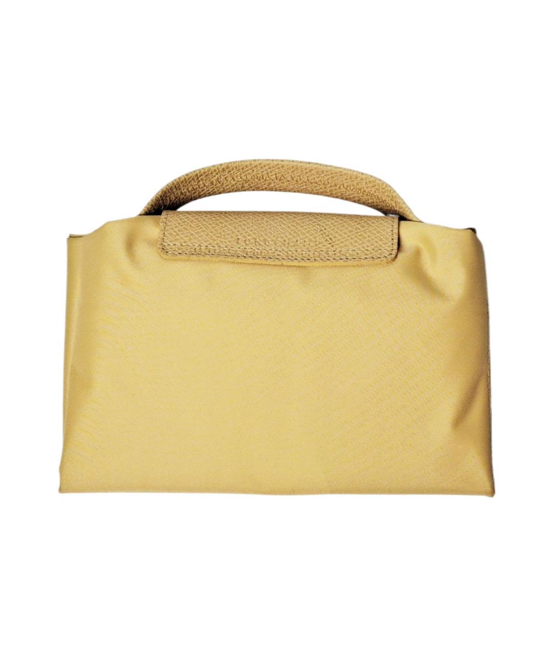 LONGCHAMP Желтая сумка тоут, фото 4