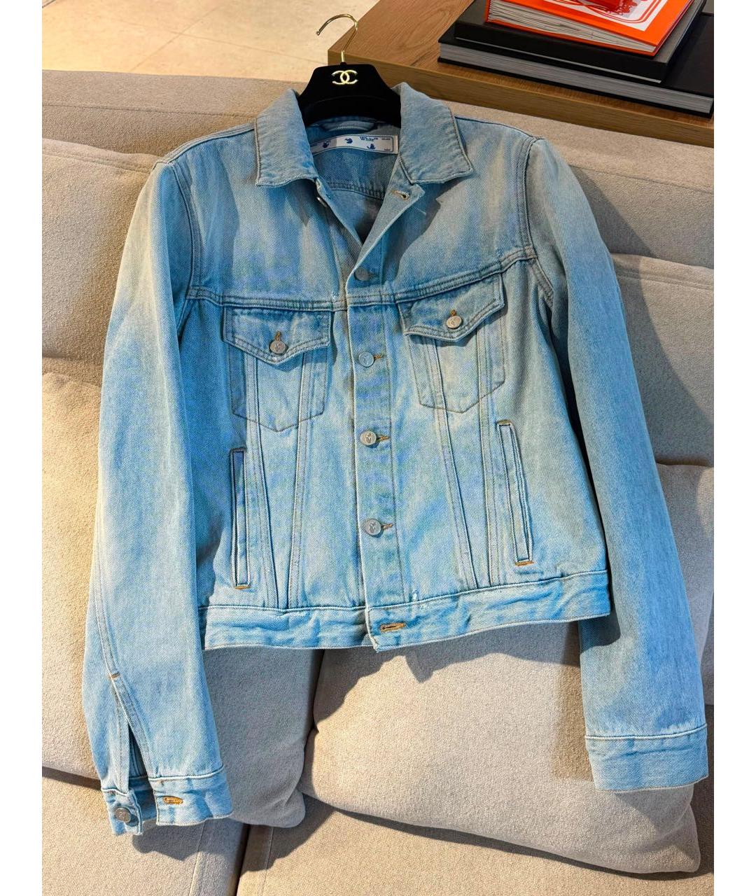 OFF-WHITE Голубая куртка, фото 3