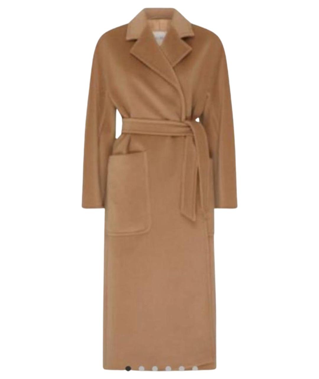MAX MARA Бежевое кашемировое пальто, фото 1