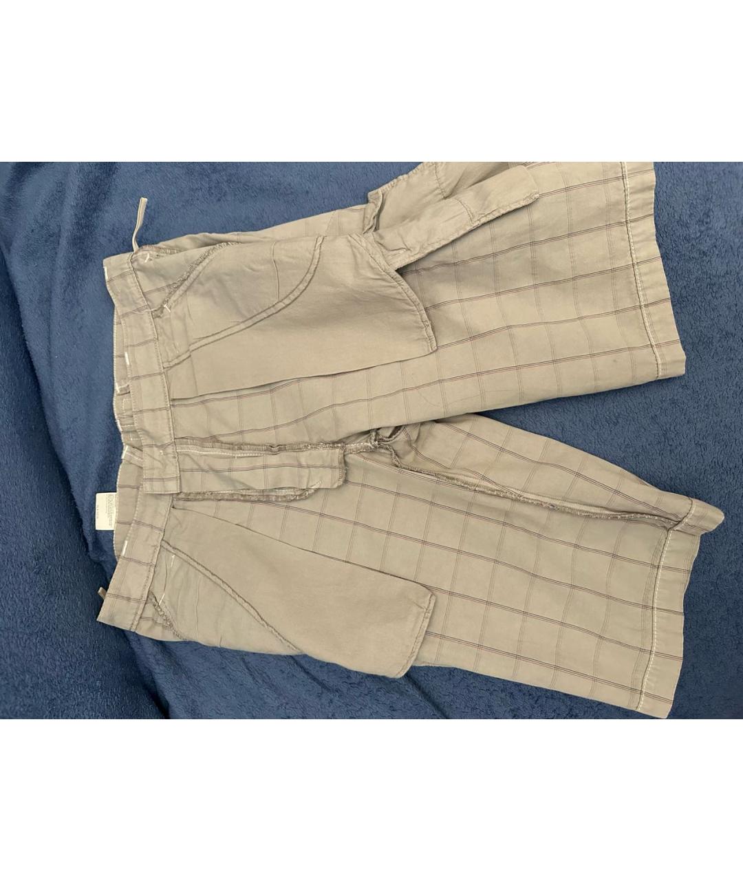 ARMANI JEANS Серые хлопковые шорты, фото 3