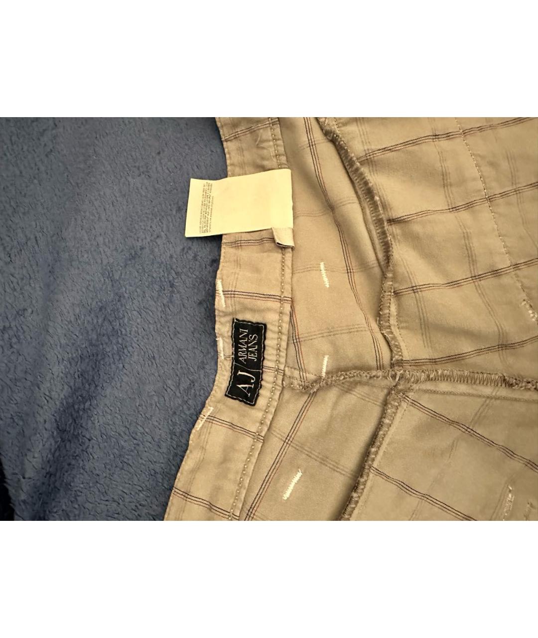 ARMANI JEANS Серые хлопковые шорты, фото 4