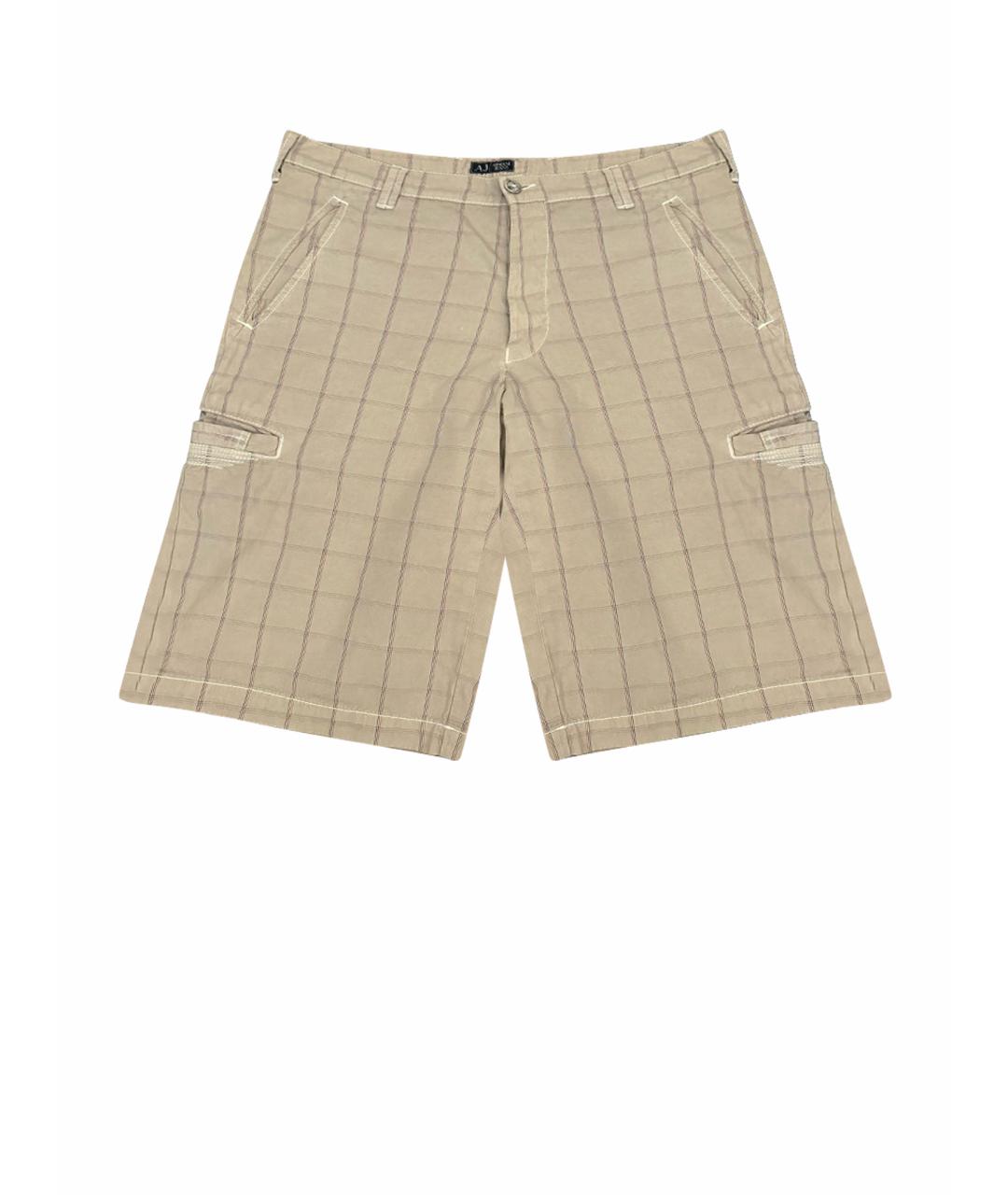 ARMANI JEANS Серые хлопковые шорты, фото 1
