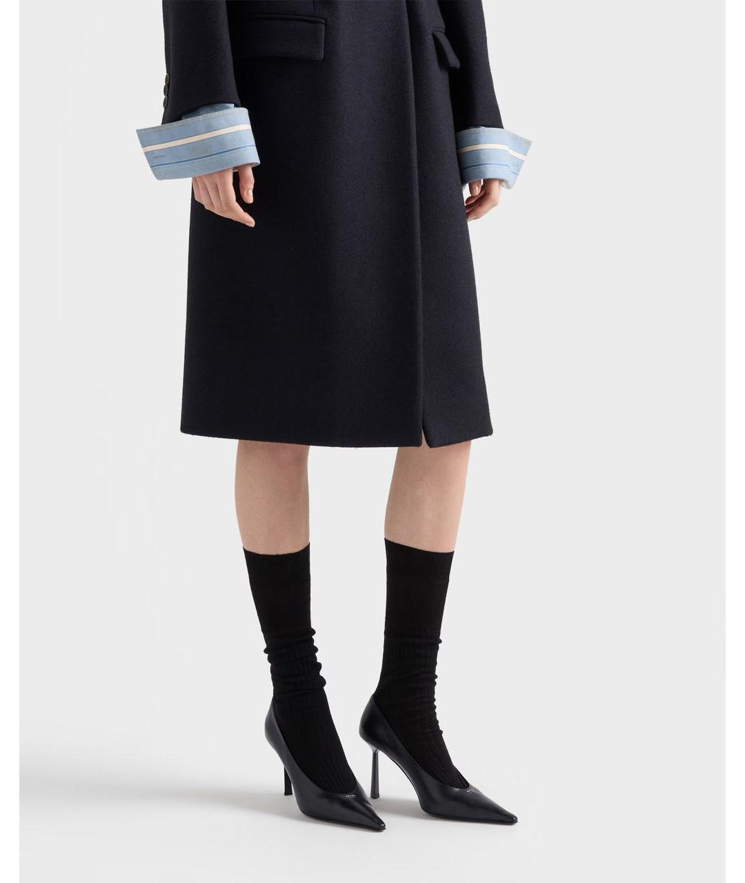 PRADA Черные кожаные туфли, фото 3