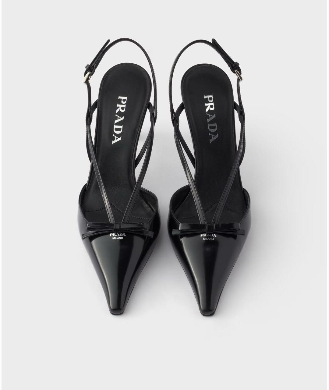 PRADA Черные туфли из лакированной кожи, фото 4