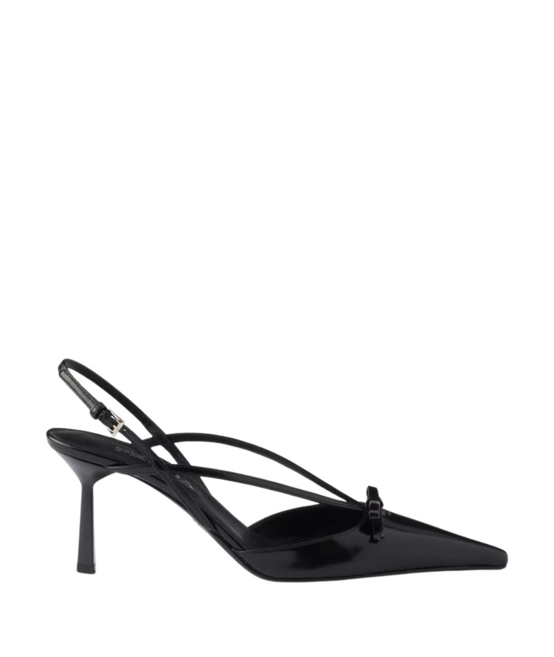 PRADA Черные туфли из лакированной кожи, фото 1