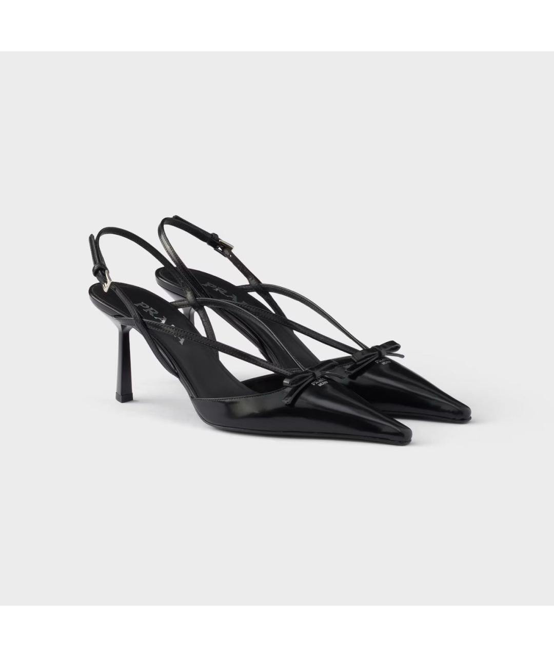 PRADA Черные туфли из лакированной кожи, фото 2