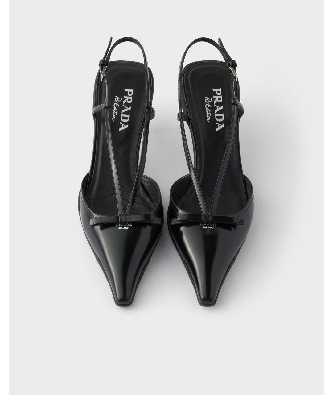 PRADA Черные туфли из лакированной кожи, фото 3