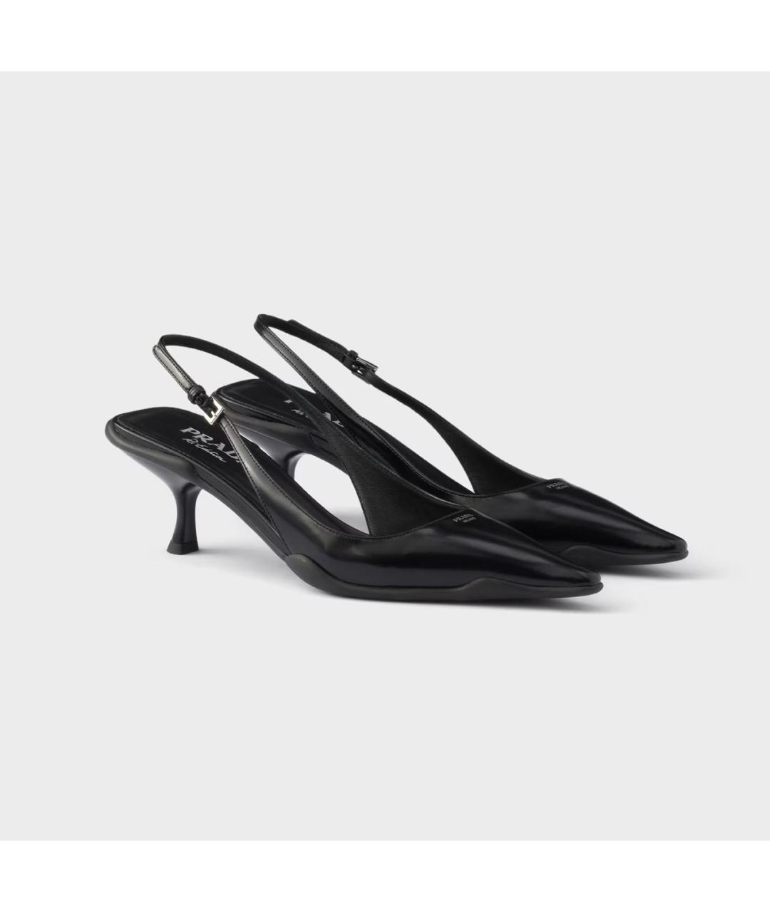 PRADA Черные туфли из лакированной кожи, фото 2