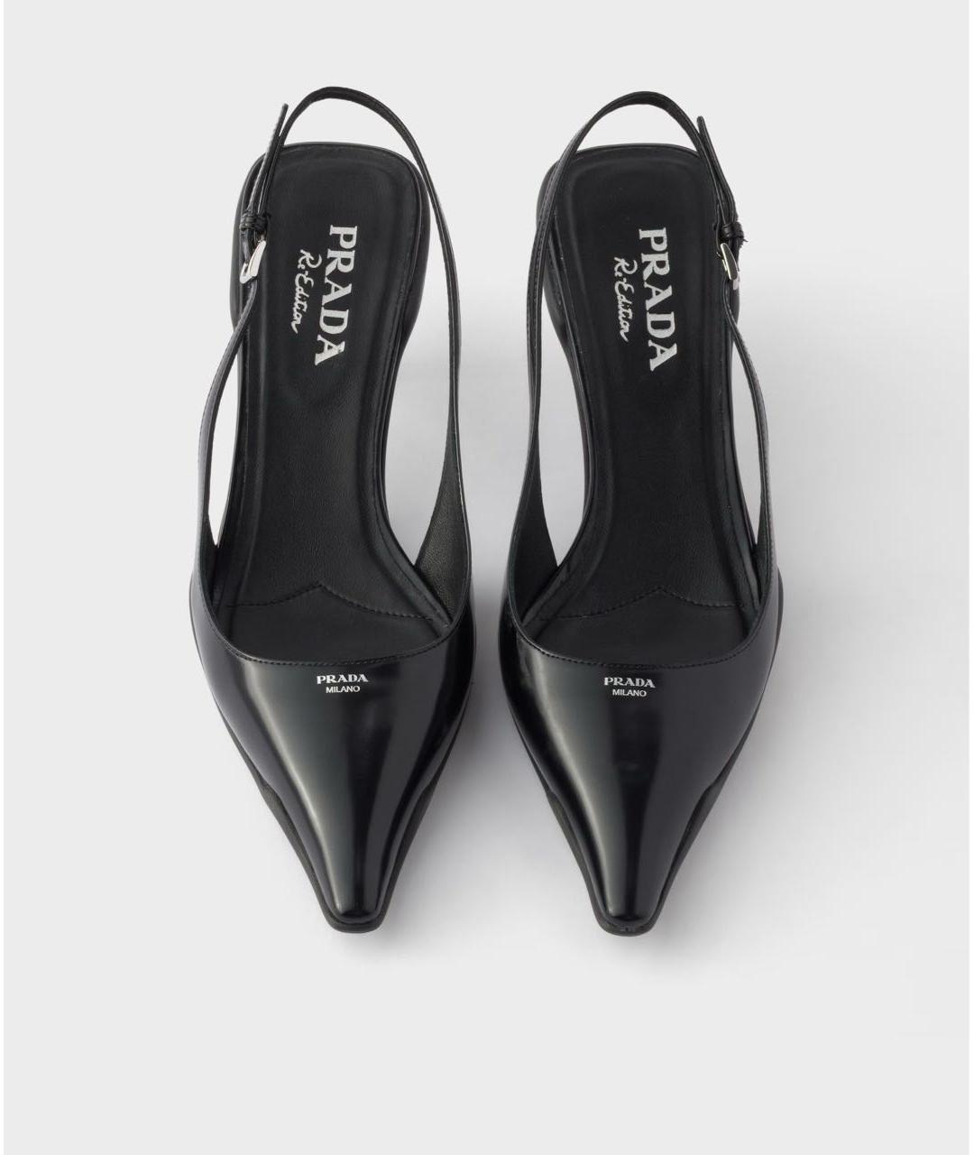 PRADA Черные туфли из лакированной кожи, фото 3