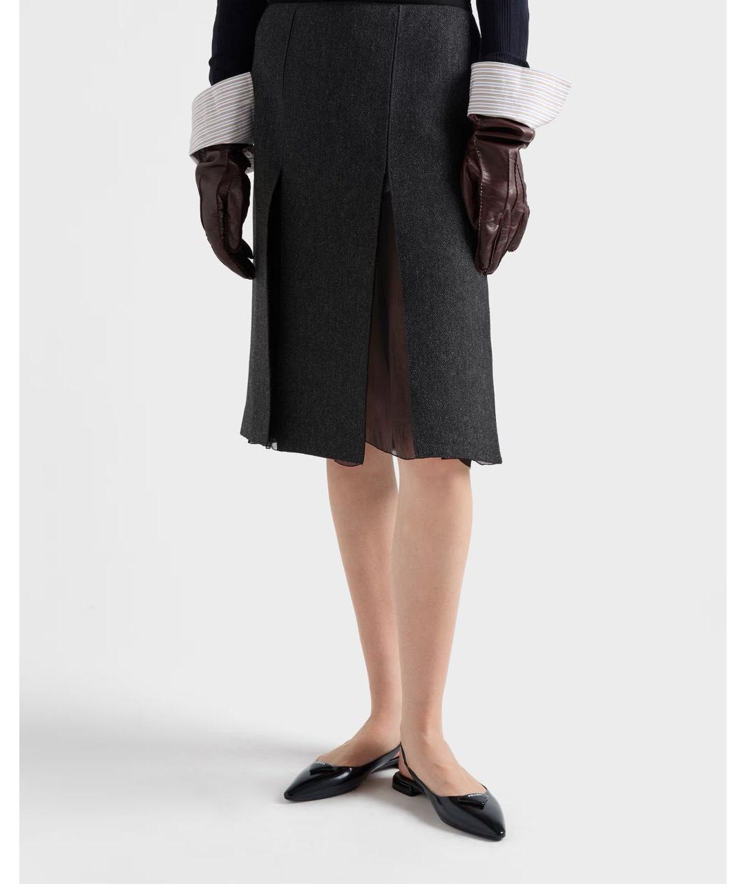 PRADA Черные балетки из лакированной кожи, фото 2