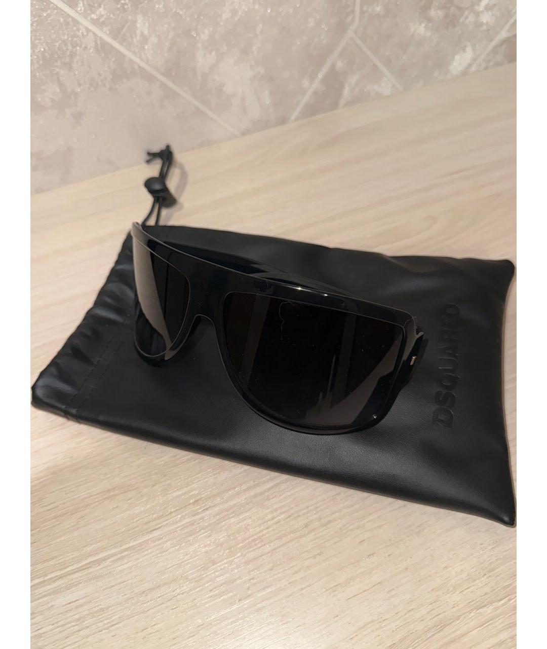 DSQUARED2 Черные пластиковые солнцезащитные очки, фото 5