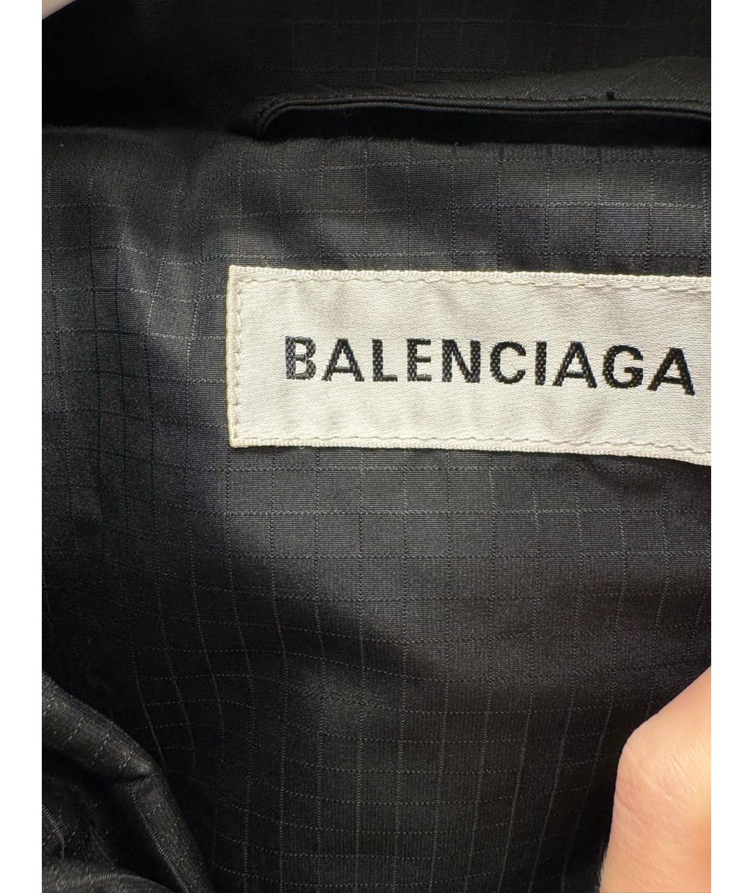 BALENCIAGA Черный пуховик, фото 6