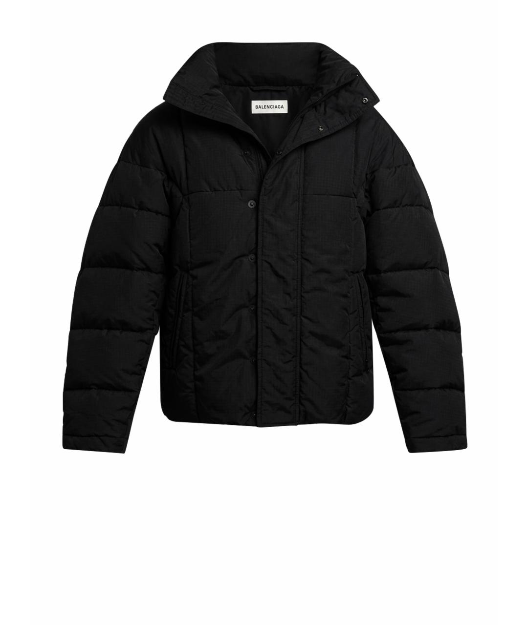 BALENCIAGA Черный пуховик, фото 1