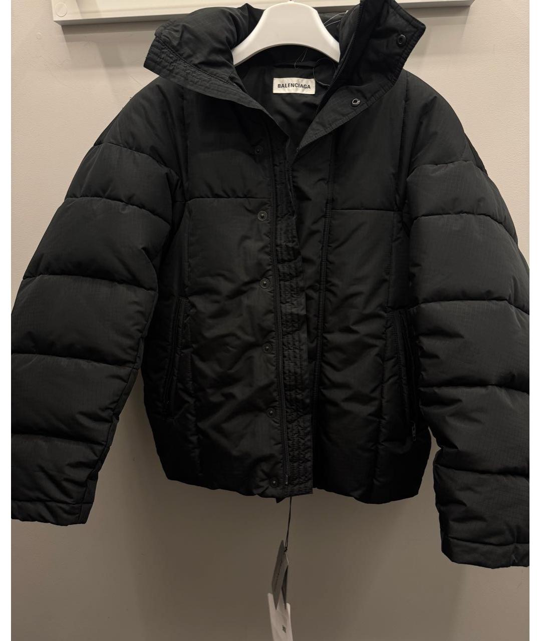 BALENCIAGA Черный пуховик, фото 3