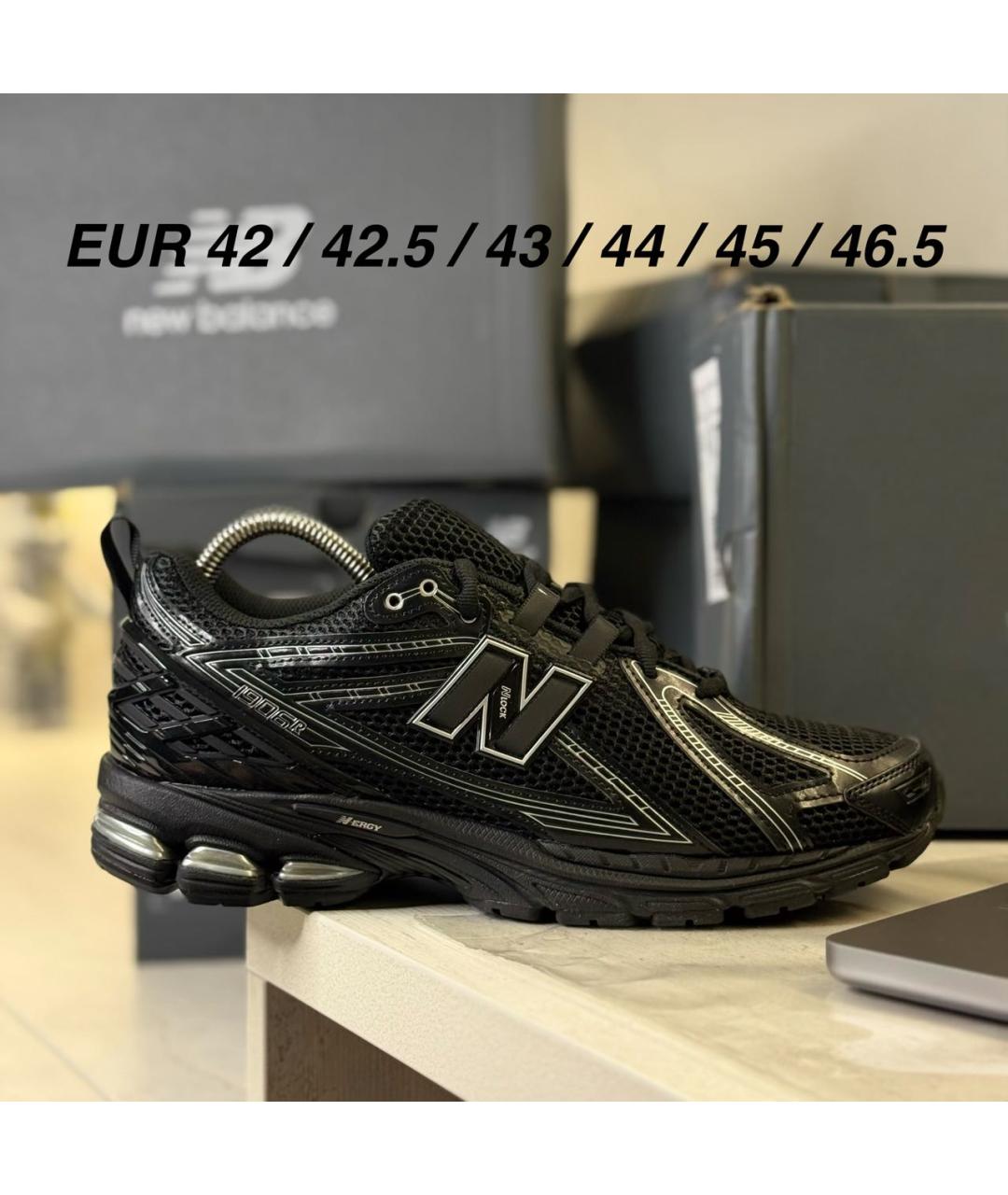 NEW BALANCE Черные низкие кроссовки / кеды, фото 5
