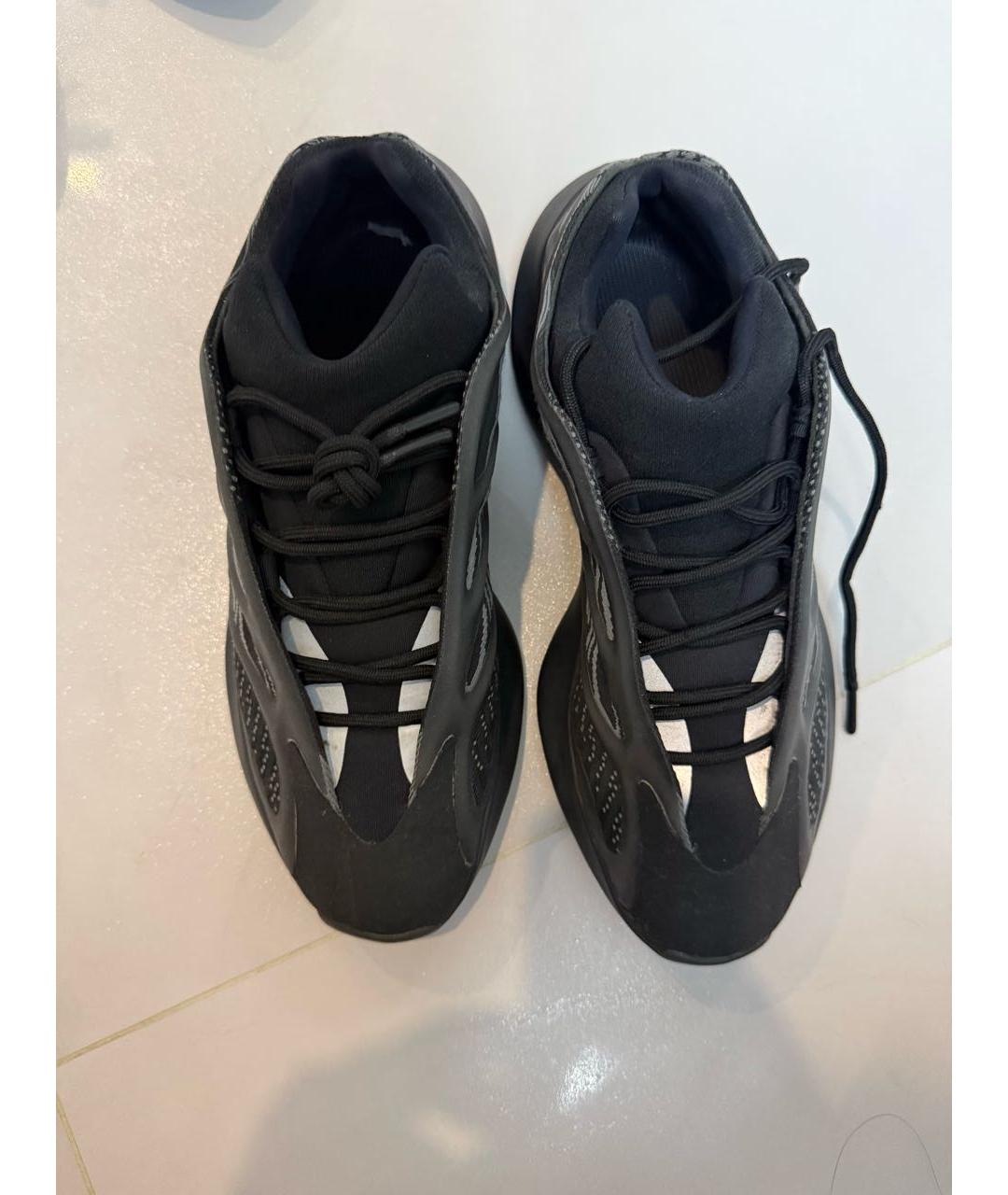 YEEZY Черные низкие кроссовки / кеды, фото 2