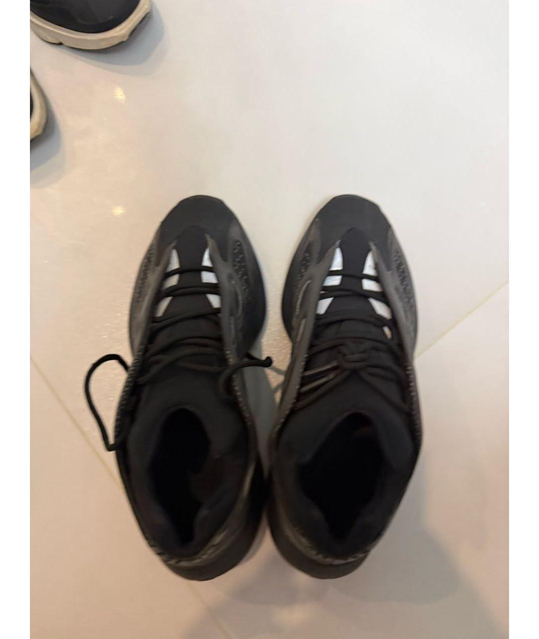 YEEZY Черные низкие кроссовки / кеды, фото 3
