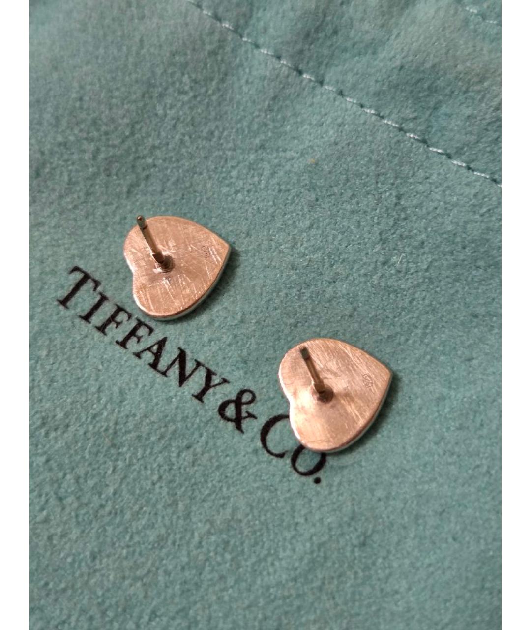 TIFFANY&CO Серебряные серебряные серьги, фото 2