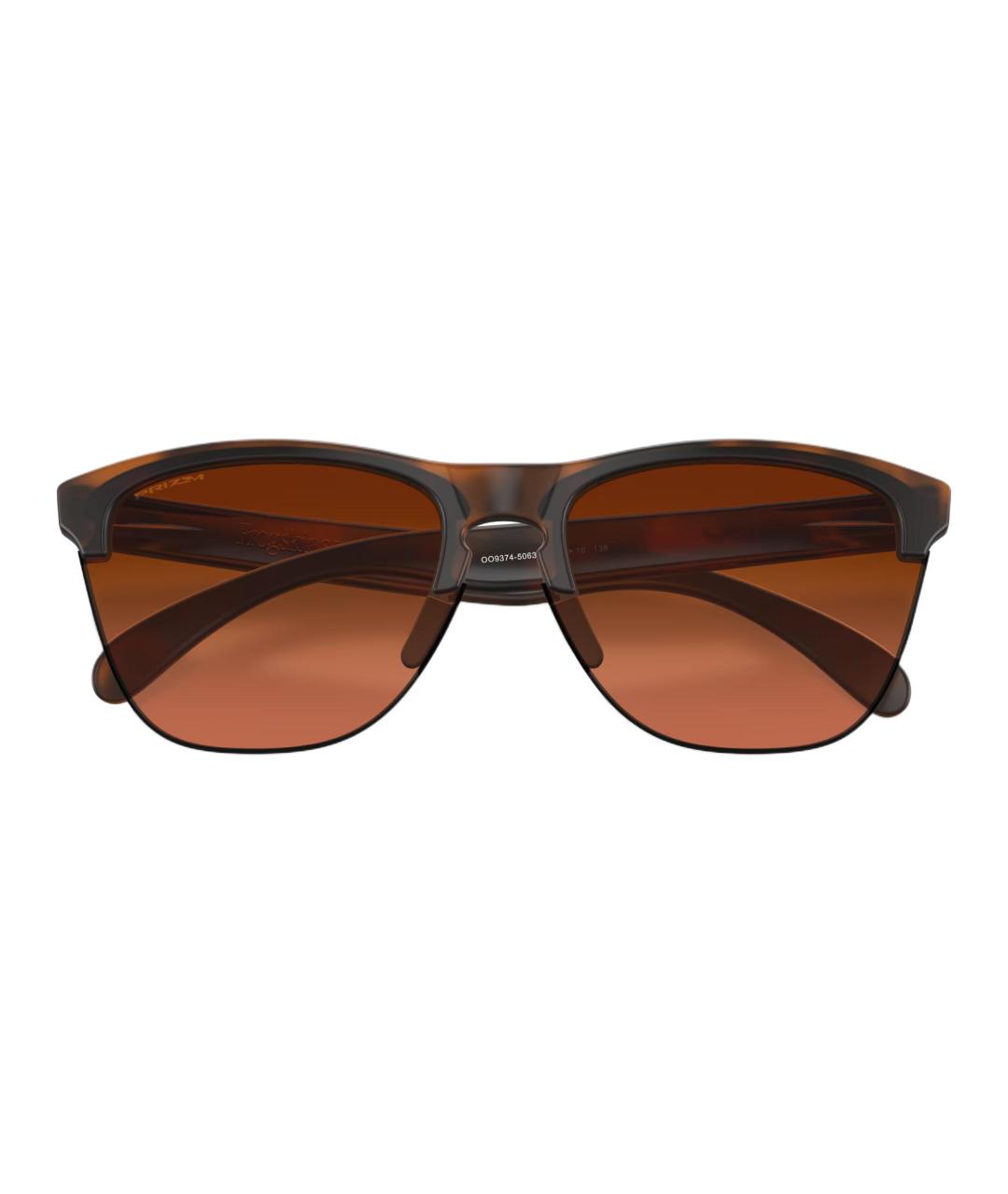 OAKLEY Коричневые солнцезащитные очки, фото 5