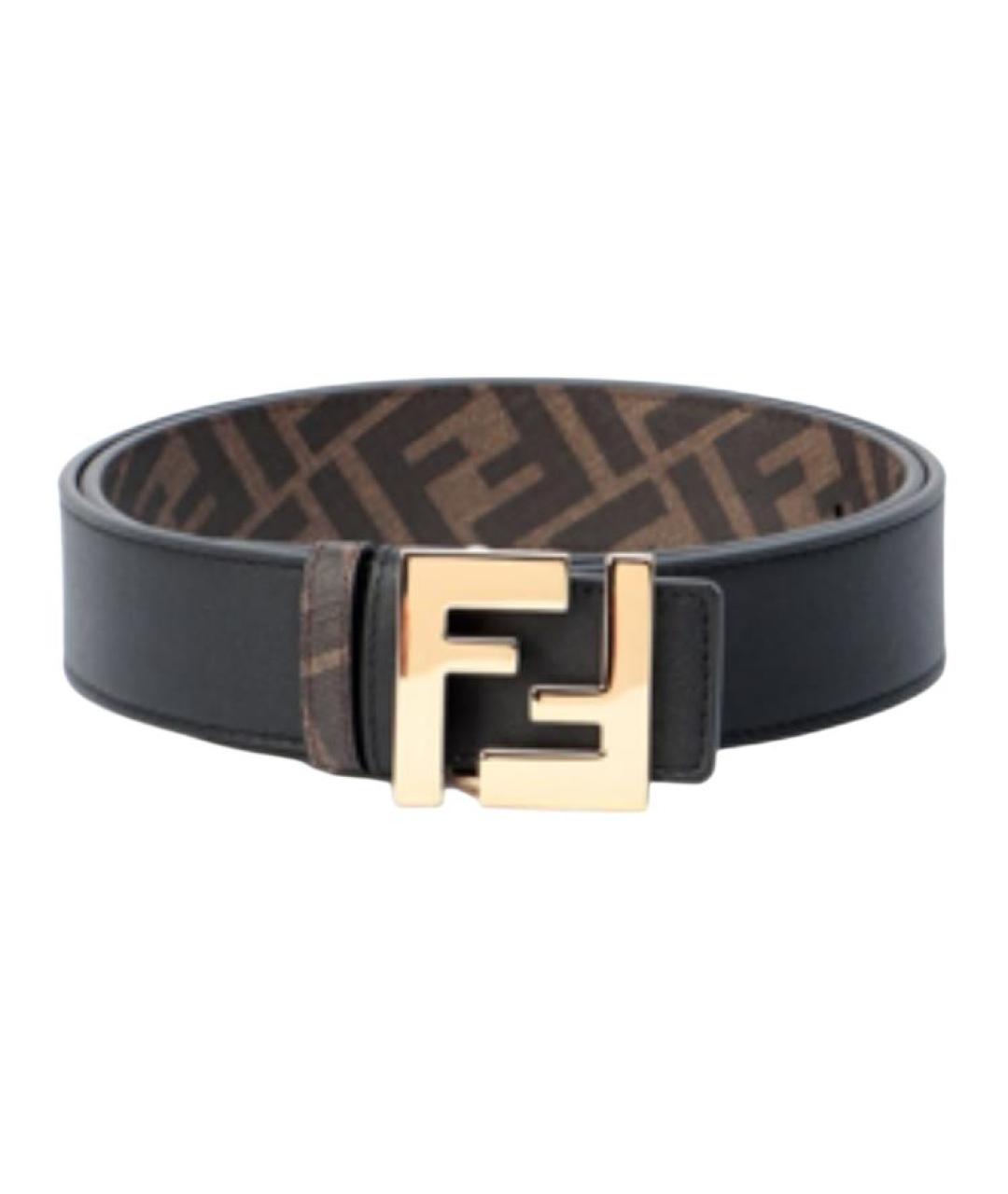 FENDI Коричневый ремень, фото 4