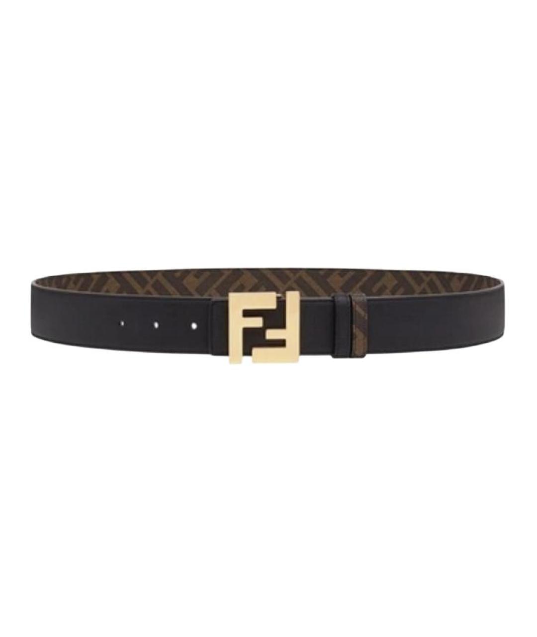 FENDI Коричневый ремень, фото 3