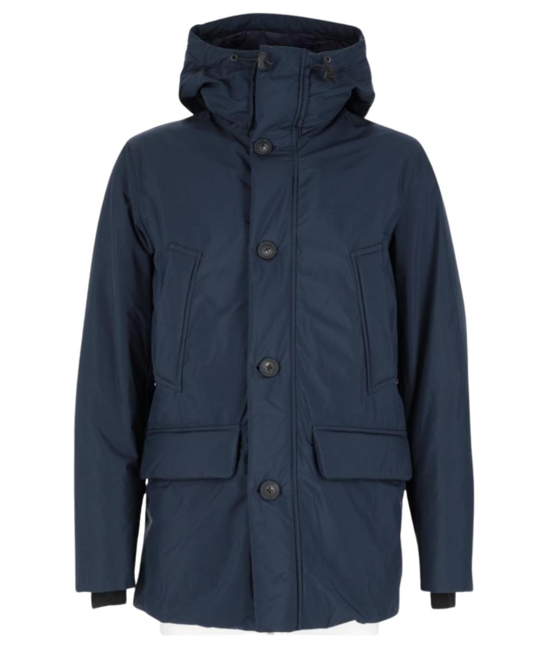 WOOLRICH Синяя шерстяная куртка, фото 1