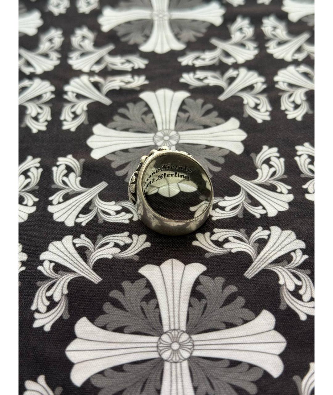CHROME HEARTS Серебряное серебряное кольцо, фото 4