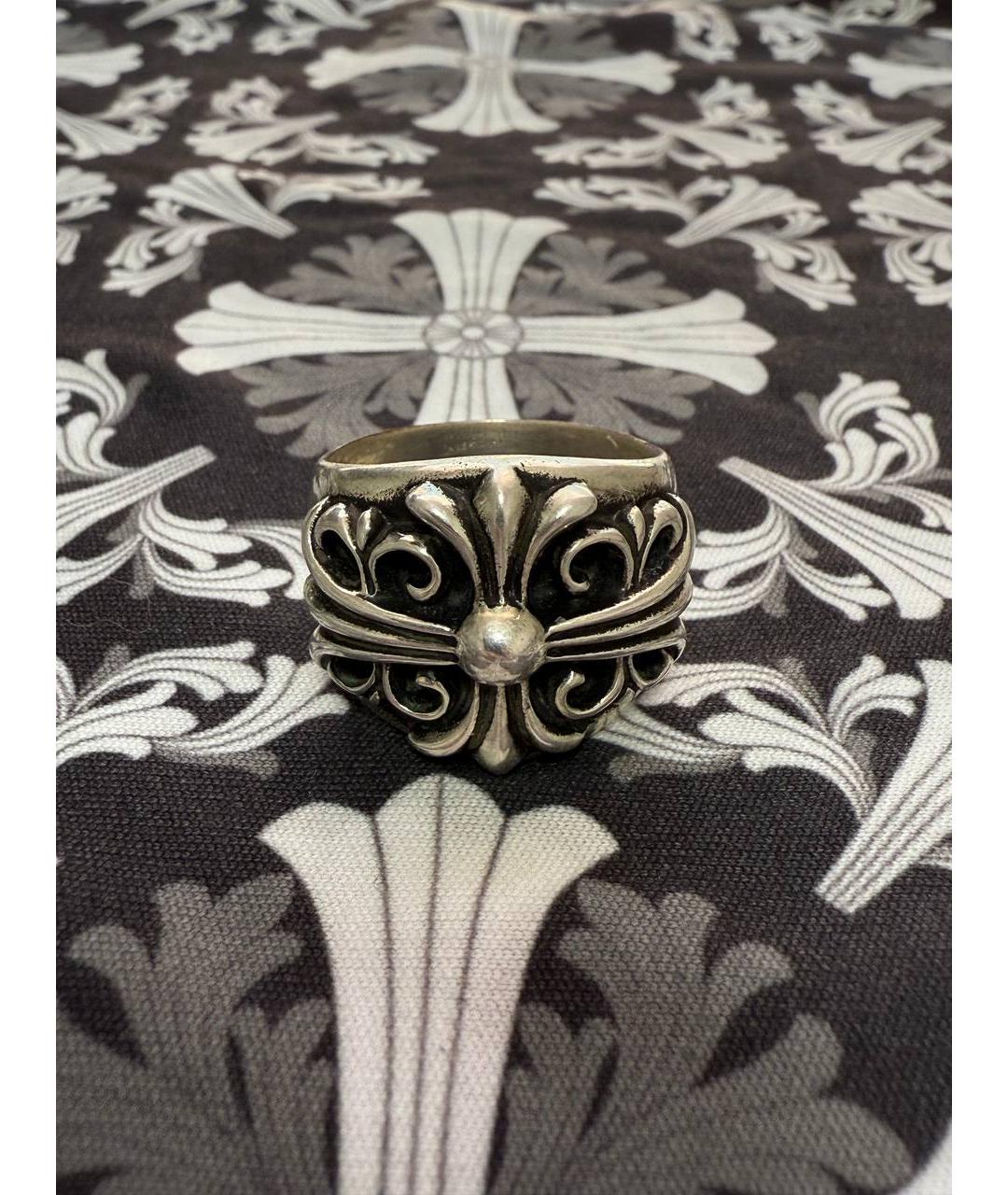 CHROME HEARTS Серебряное серебряное кольцо, фото 2