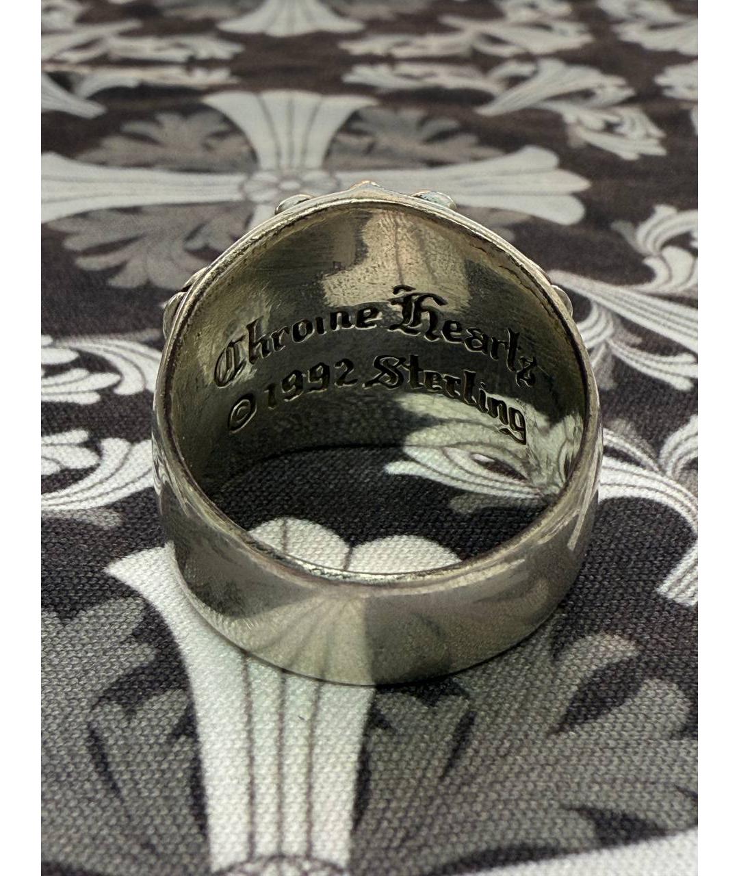 CHROME HEARTS Серебряное серебряное кольцо, фото 5