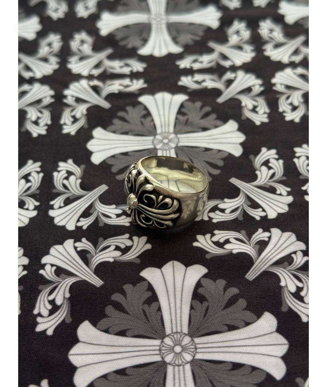 CHROME HEARTS Серебряное серебряное кольцо, фото 3