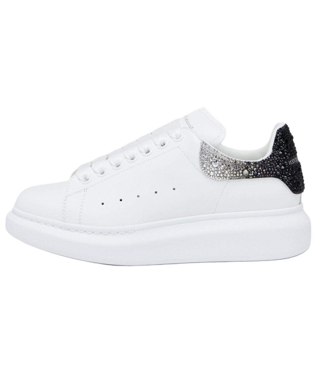 ALEXANDER MCQUEEN Белые кожаные кроссовки, фото 2