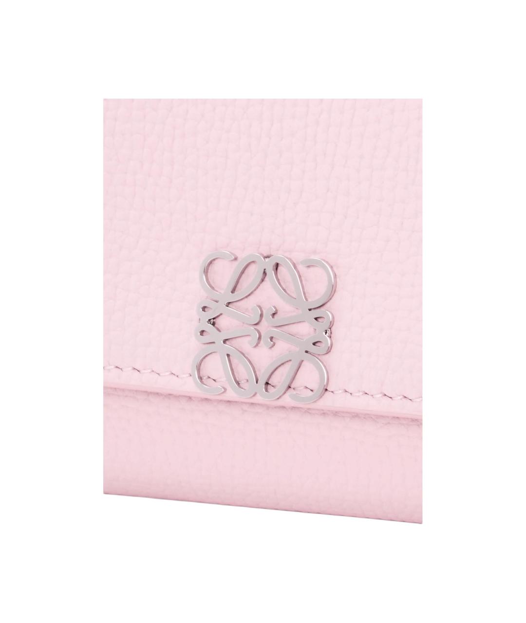 LOEWE Розовый кожаный кошелек, фото 5