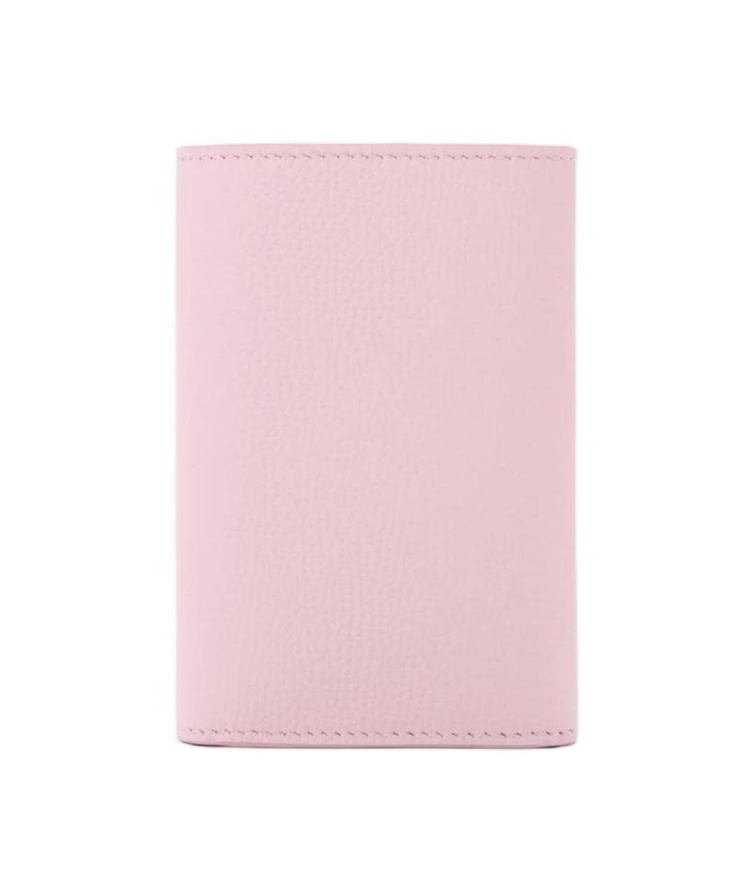 LOEWE Розовый кожаный кошелек, фото 4