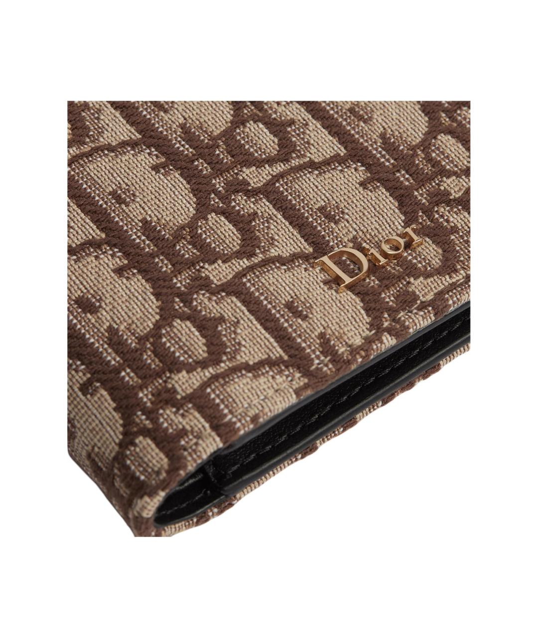 CHRISTIAN DIOR Коричневый кошелек, фото 4
