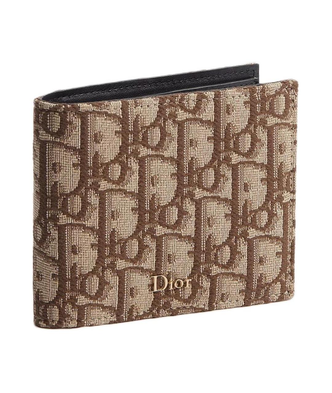 CHRISTIAN DIOR Коричневый кошелек, фото 2