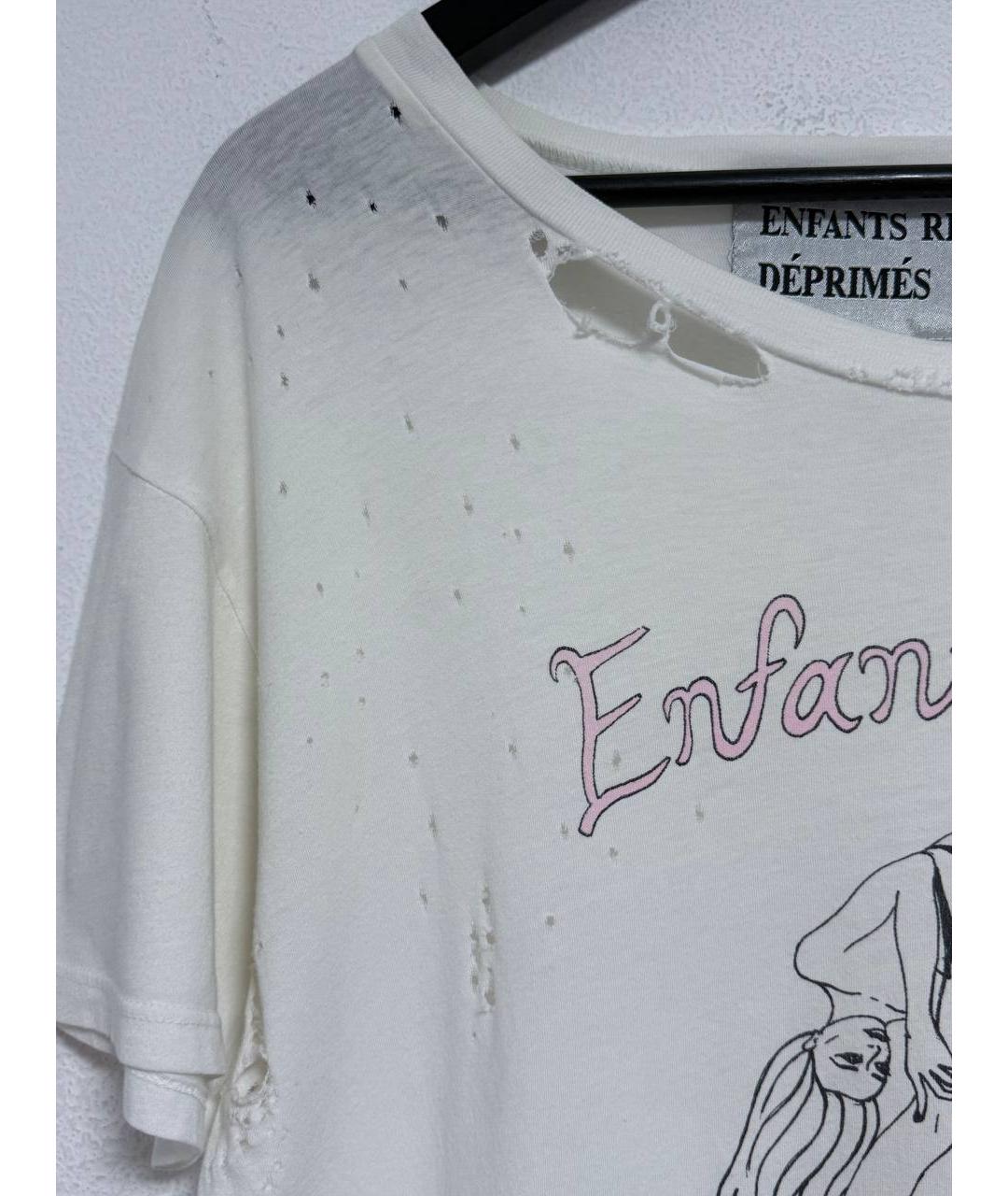 Enfants Riches Déprimés Белая хлопковая футболка, фото 4