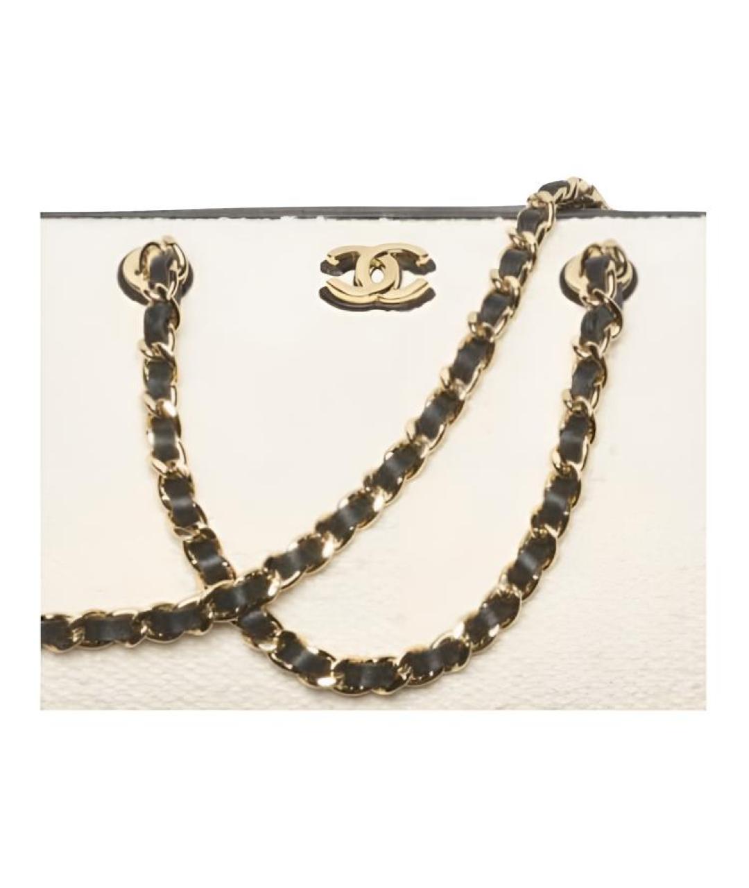 CHANEL Белая сумка через плечо, фото 2