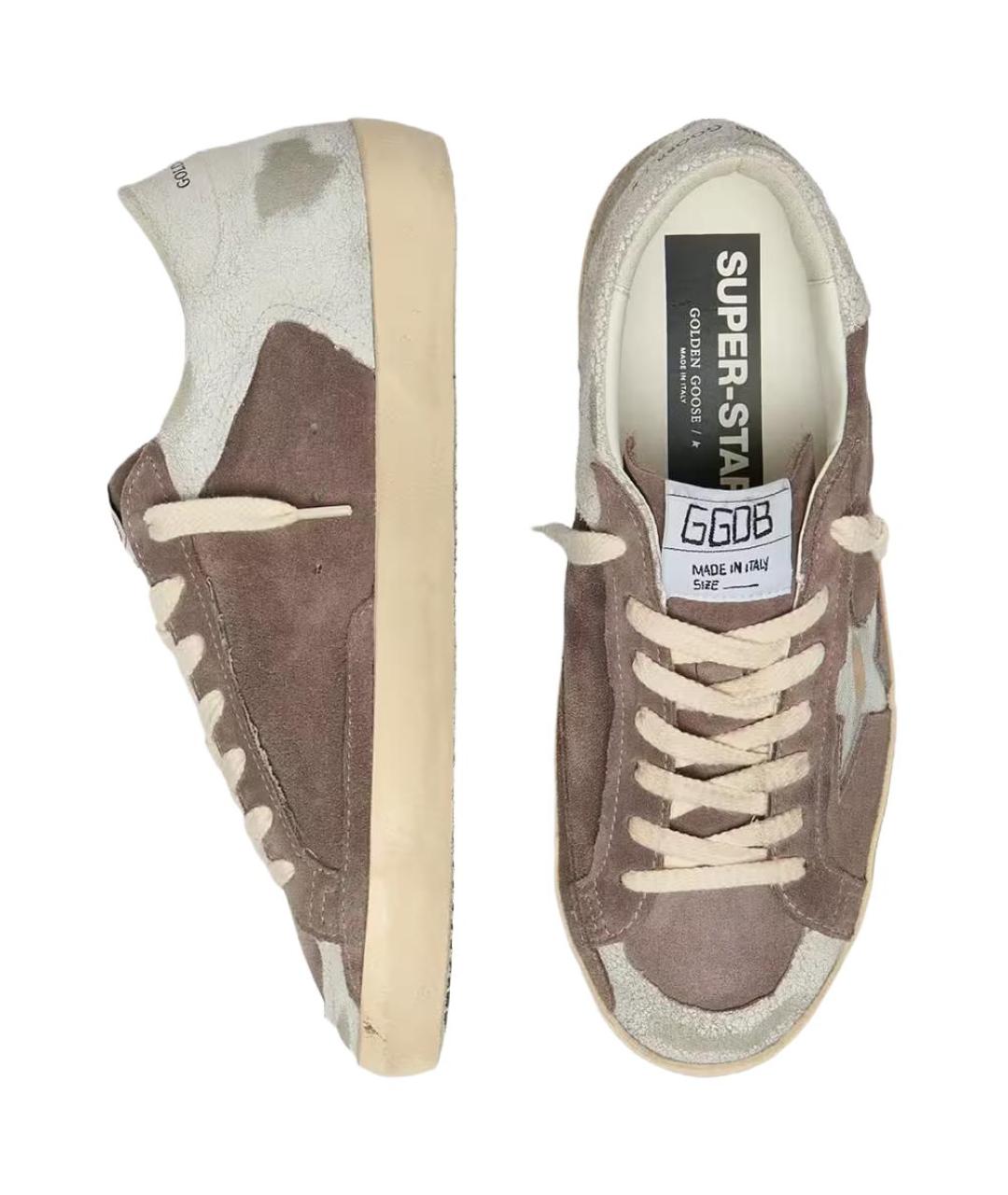 GOLDEN GOOSE Фиолетовые замшевые кроссовки, фото 4