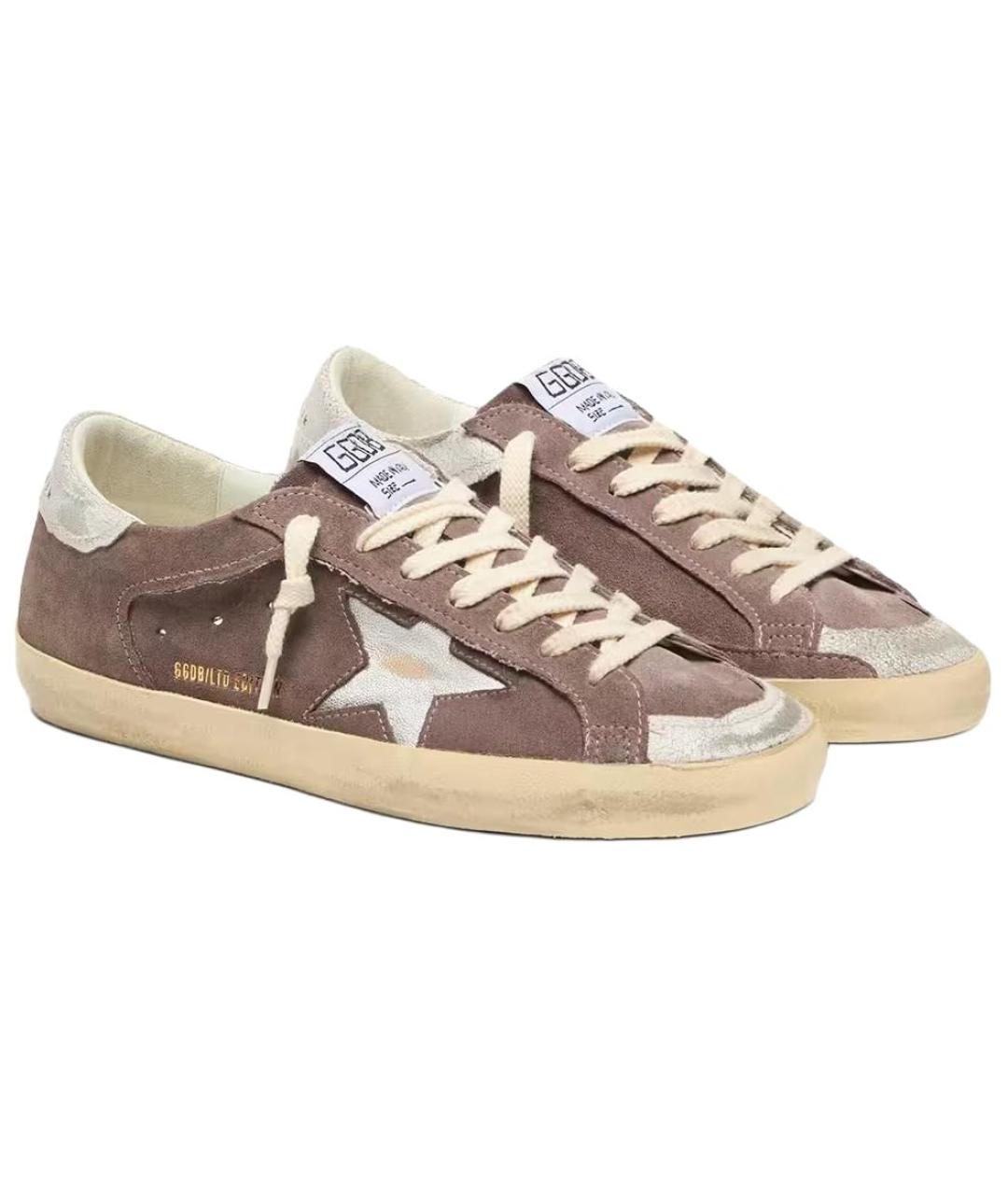 GOLDEN GOOSE Фиолетовые замшевые кроссовки, фото 3
