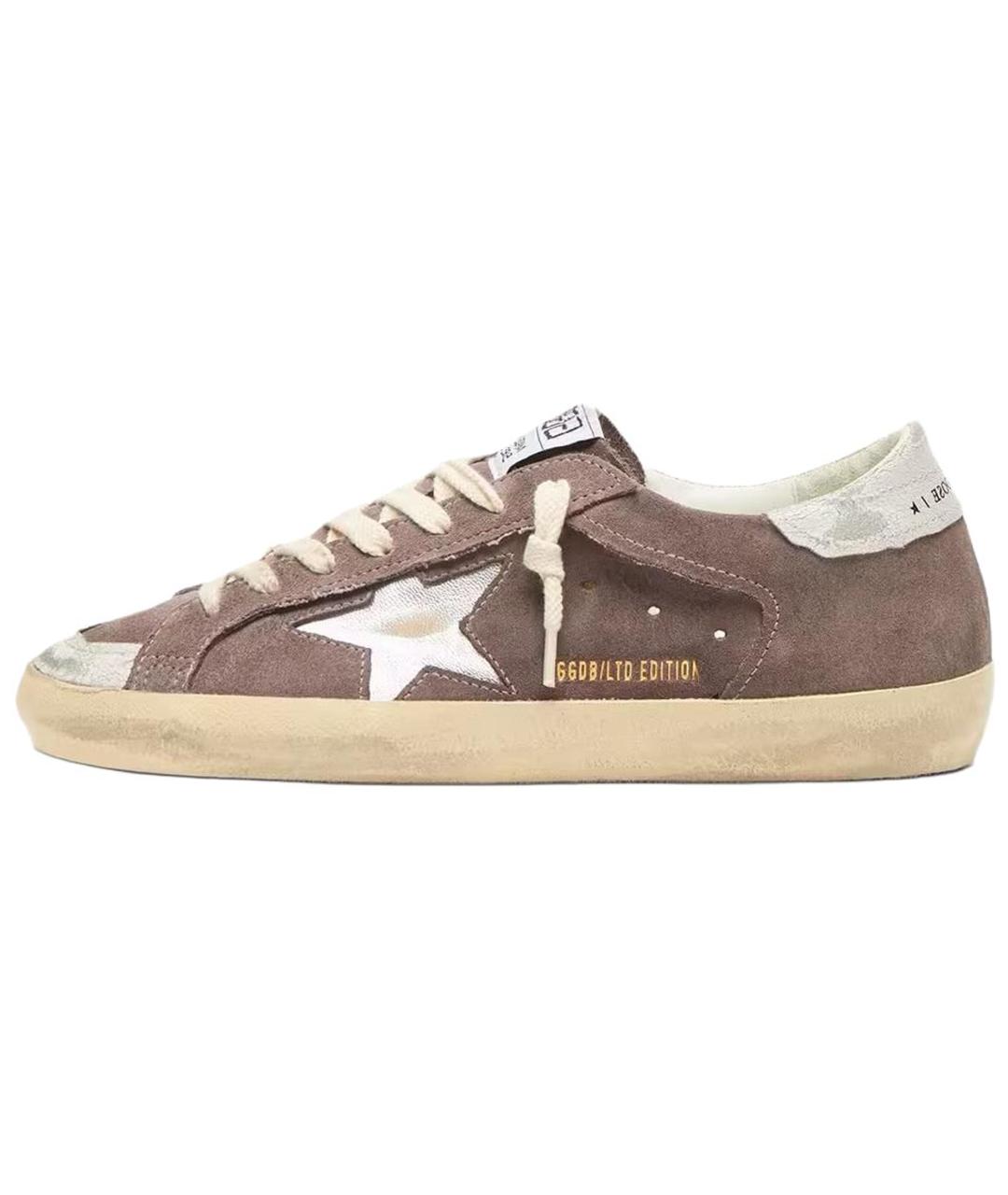 GOLDEN GOOSE Фиолетовые замшевые кроссовки, фото 2