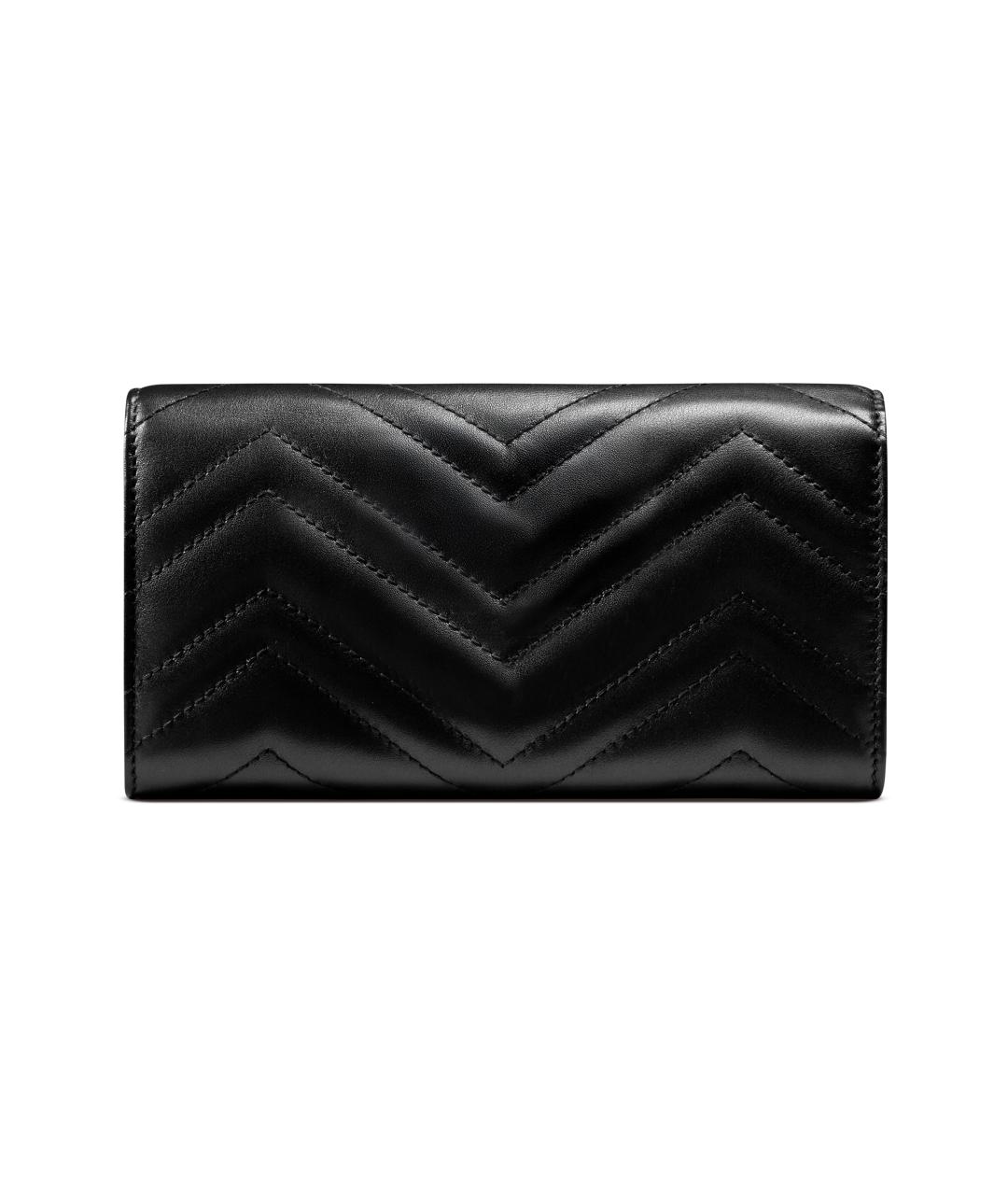 GUCCI Черный кожаный кошелек, фото 3