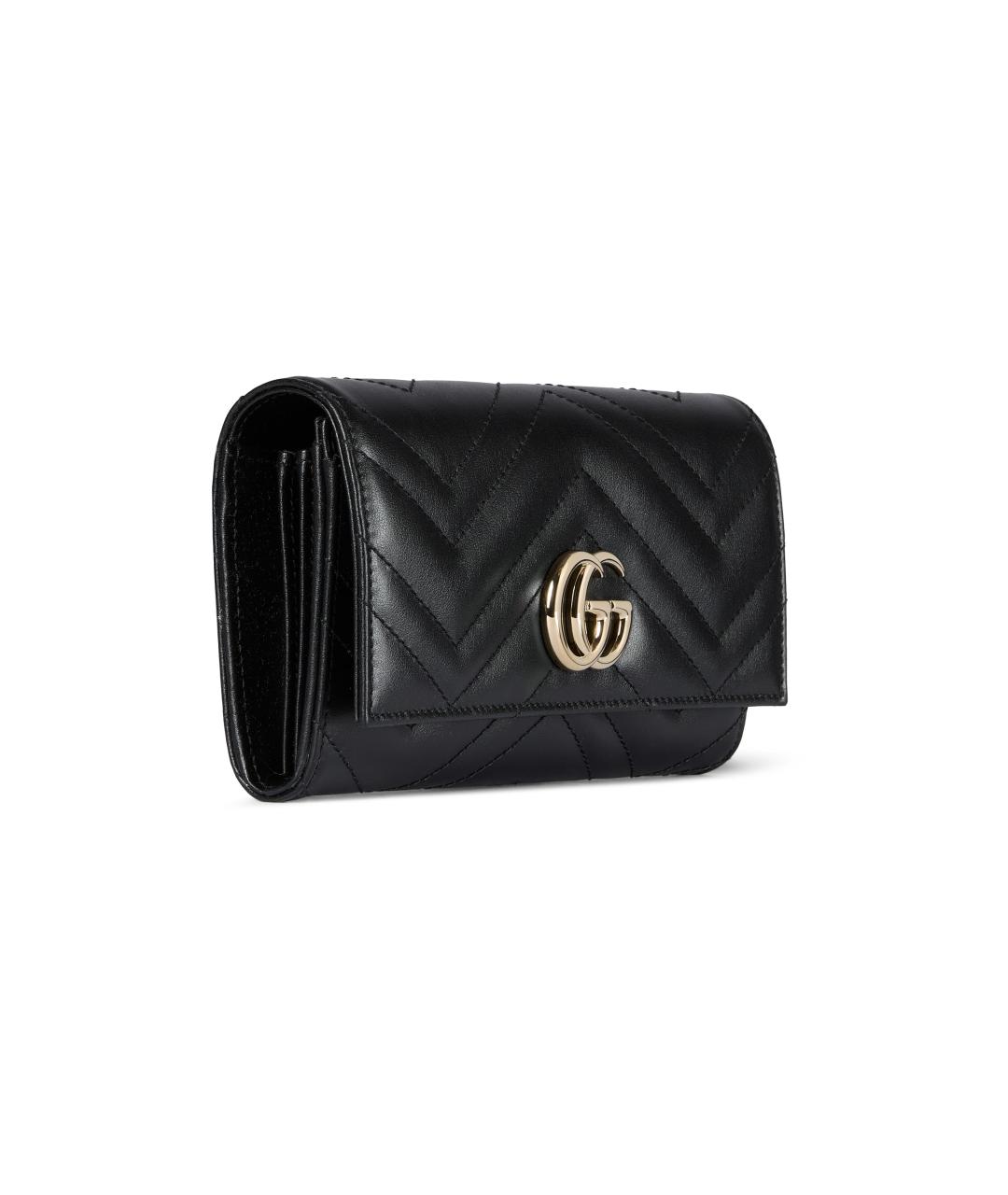 GUCCI Черный кожаный кошелек, фото 2
