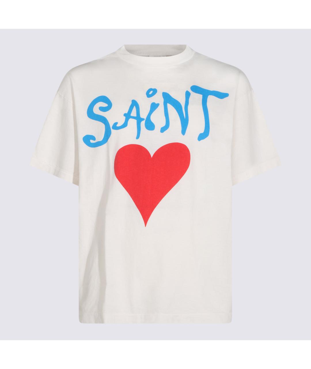 SAINT Mxxxxxx Белая хлопковая футболка, фото 5