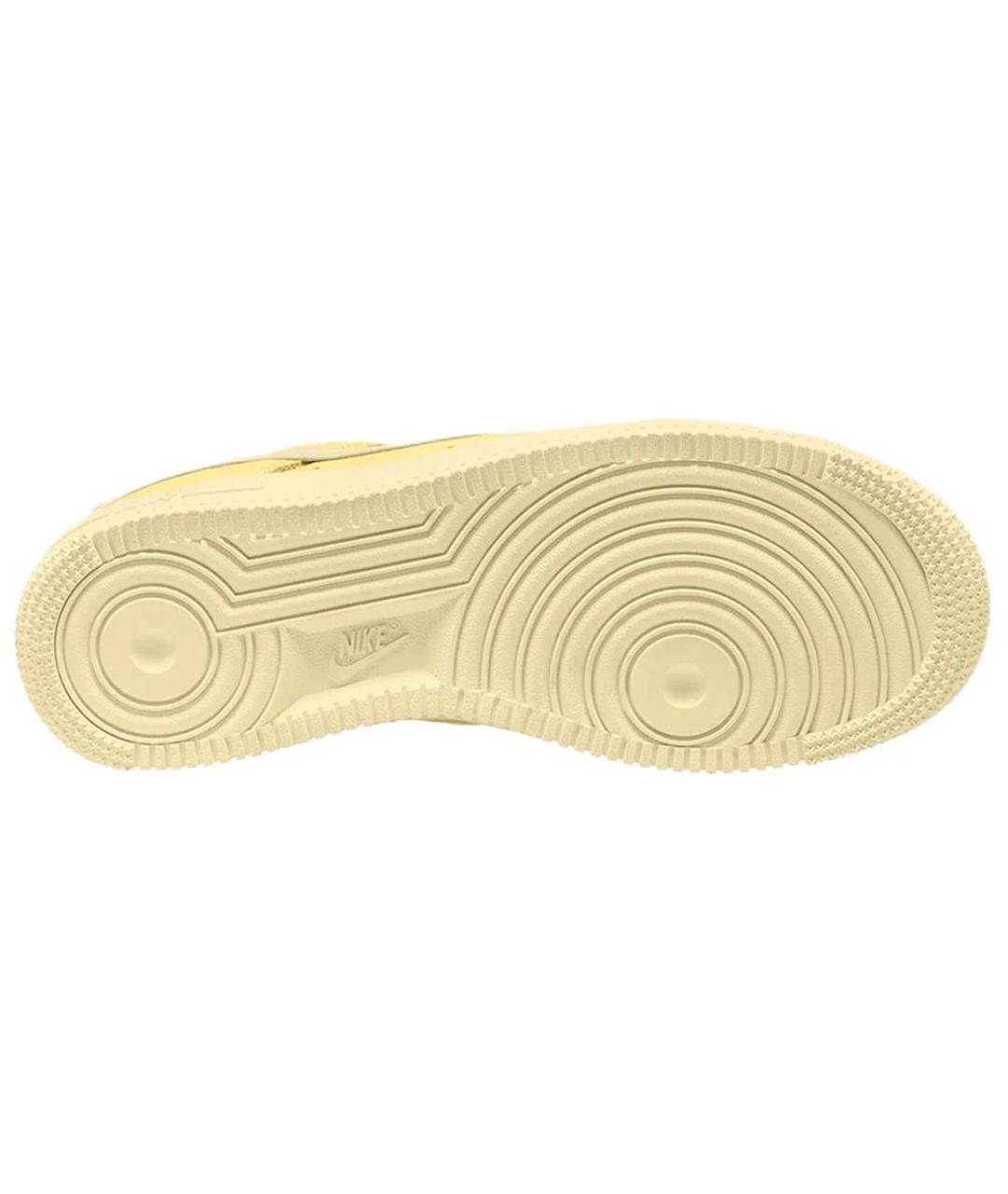 NIKE Желтые кожаные кроссовки, фото 4