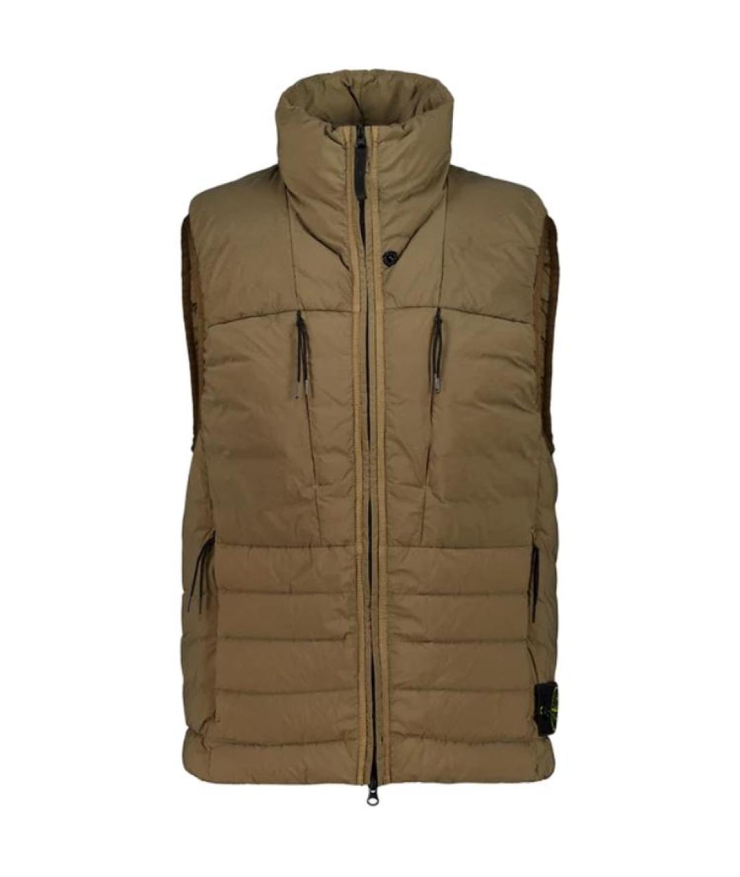 STONE ISLAND Зеленый жилет, фото 1