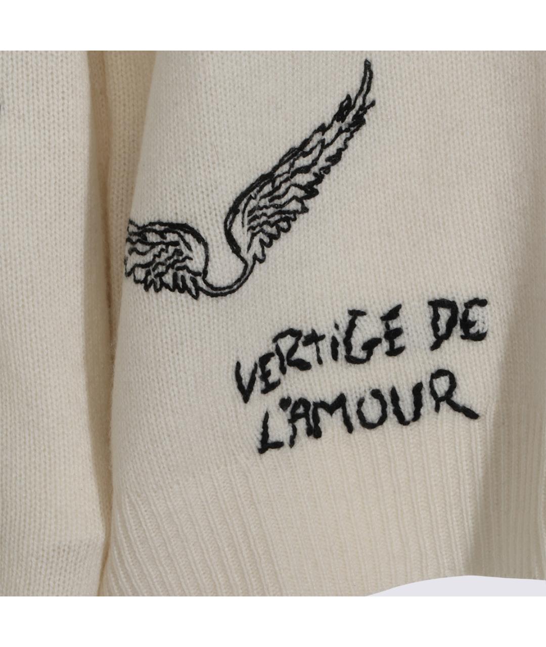 ZADIG & VOLTAIRE Бежевый шерстяной джемпер / свитер, фото 3