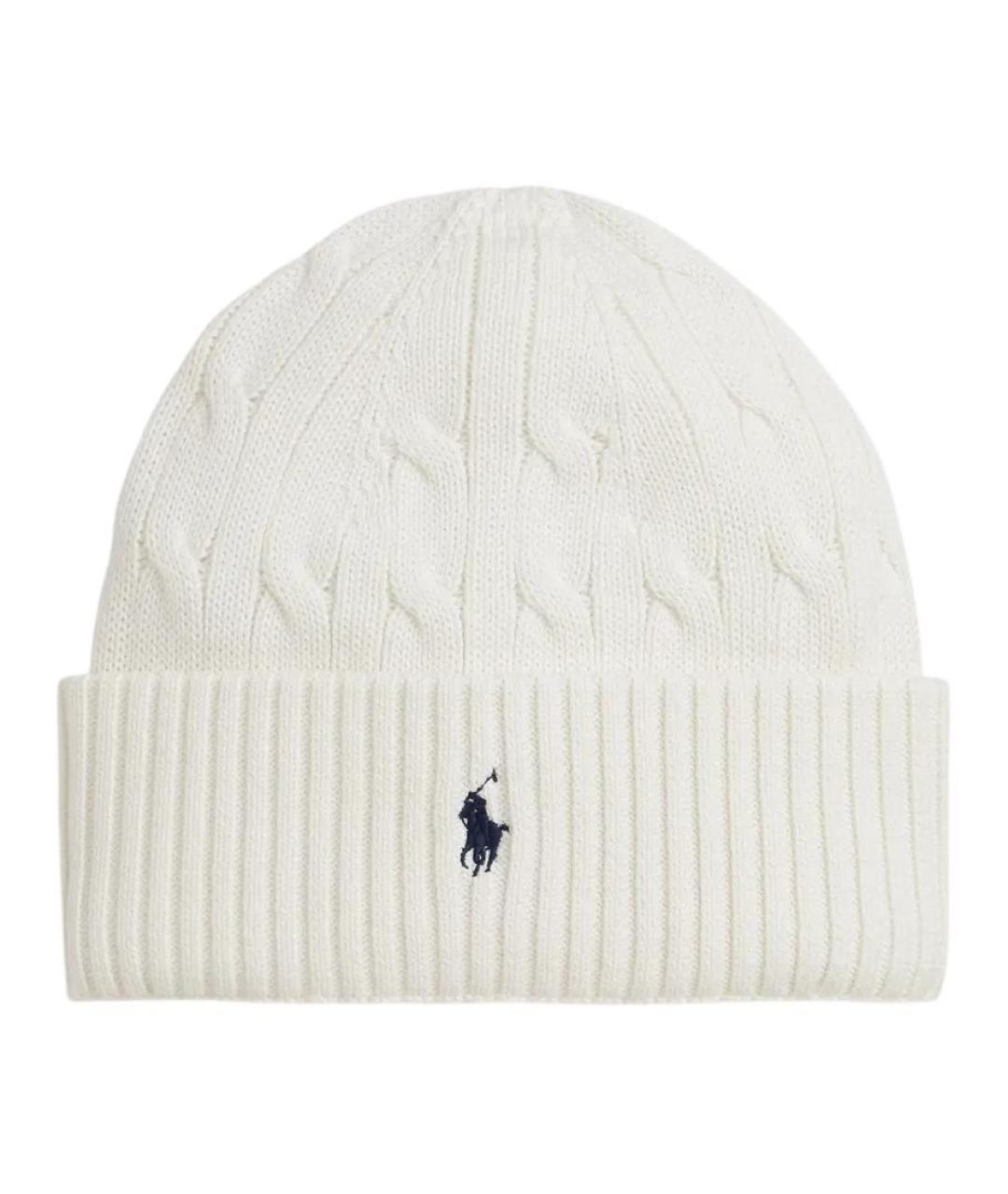 POLO RALPH LAUREN Белая шапка, фото 1